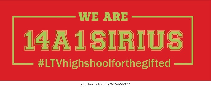 Vector design of printed class uniforms and group uniforms