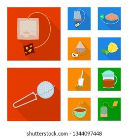 Vector design of product  and organic symbol. Collection of product  and floral  stock symbol for web.