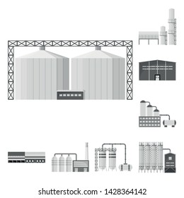 Vector design of production and structure icon. Set of production and technology vector icon for stock.