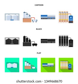 Vector design of production and structure sign. Collection of production and technology vector icon for stock.