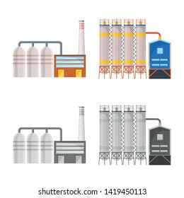 Vector design of production and structure sign. Collection of production and technology vector icon for stock.