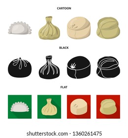 Vector design of products  and cooking icon. Collection of products  and appetizer stock symbol for web.