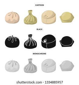 Vector design of products  and cooking sign. Collection of products  and appetizer vector icon for stock.
