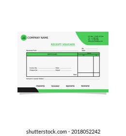 vector design of professional and modern minimal business invoice template, bill, voucher, receipt, quotation, list, price list