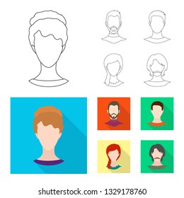 Vector design of professional and photo icon. Collection of professional and profile vector icon for stock.