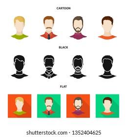 Vector design of professional and photo icon. Set of professional and profile vector icon for stock.