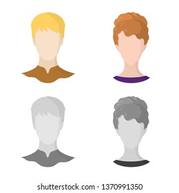 Vector design of professional and photo icon. Set of professional and profile vector icon for stock.