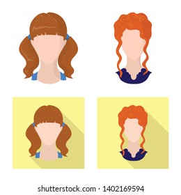 Vector design of professional and photo icon. Set of professional and profile vector icon for stock.