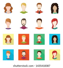 Vector design of professional and photo icon. Collection of professional and profile vector icon for stock.