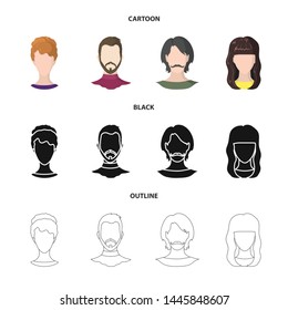 Vector design of professional and photo icon. Collection of professional and profile vector icon for stock.