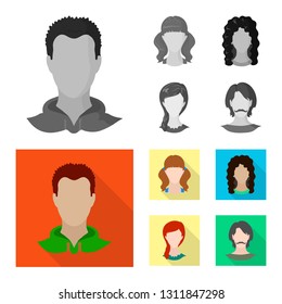 Vector design of professional and photo logo. Collection of professional and profile stock vector illustration.