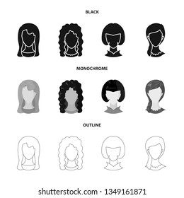 Vector design of professional and photo logo. Set of professional and profile stock vector illustration.