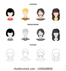 Vector design of professional and photo logo. Set of professional and profile stock vector illustration.