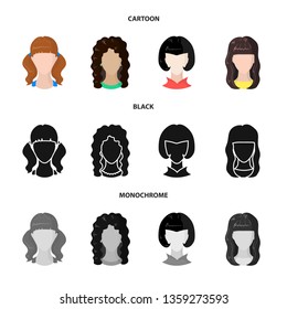 Vector design of professional and photo logo. Set of professional and profile stock symbol for web.