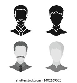 Vector design of professional and photo logo. Collection of professional and profile vector icon for stock.