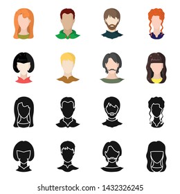 Vector design of professional and photo logo. Collection of professional and profile stock vector illustration.