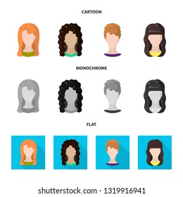 Vector design of professional and photo sign. Collection of professional and profile stock symbol for web.