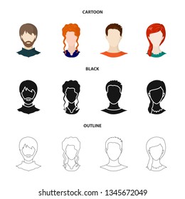 Vector design of professional and photo sign. Set of professional and profile stock symbol for web.
