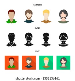 Vector design of professional and photo sign. Collection of professional and profile vector icon for stock.
