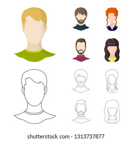 Vector design of professional and photo symbol. Collection of professional and profile stock vector illustration.