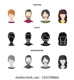 Vector design of professional and photo symbol. Collection of professional and profile stock symbol for web.