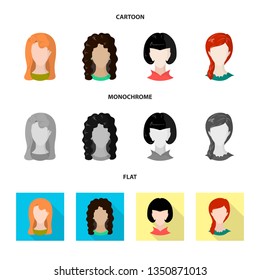 Vector design of professional and photo symbol. Set of professional and profile stock vector illustration.