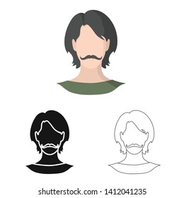 Vector design of professional and photo symbol. Collection of professional and profile stock vector illustration.