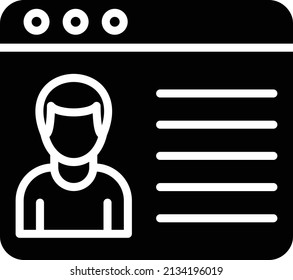 Vector Design Profile Icon Style