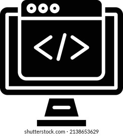 Vector Design Programming Icon Style