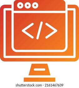 Vector Design Programming Icon Style
