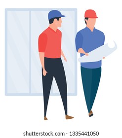 Vector design of project planning illustration.