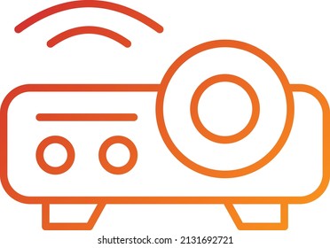 Vector Design Projector Icon Style