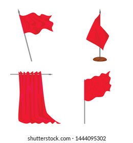 Vector design of promotional and textile icon. Set of promotional and white vector icon for stock.