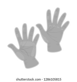 Vector design of property and distinctive sign. Collection of property and textile stock vector illustration.