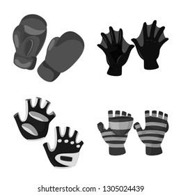 Vector design of property and distinctive sign. Collection of property and textile vector icon for stock.