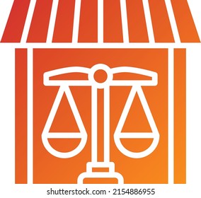 Vector Design Property Law Icon Style