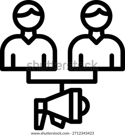Vector Design Public Relations Icon Style
