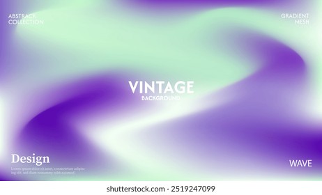 Vector design of purple soft pastel color background natural and vintage light green combination, gradient background. In eps 10