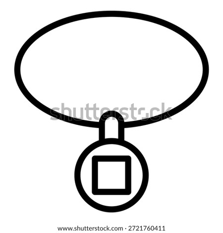 Vector Design Purrsonalized Pendants Icon Style