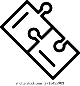 Vector Design Puzzle Icon Style