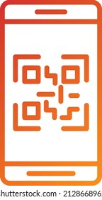 Vector Design QR Code Icon Style