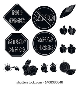 Vector design of quality and laboratory symbol. Collection of quality and genetically stock vector illustration.