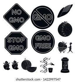 Vector design of quality and laboratory symbol. Set of quality and genetically vector icon for stock.