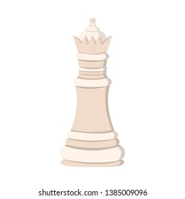 Vector design of queen and board icon. Set of queen and mate stock symbol for web.