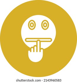 Vector Design Quiet Icon Style
