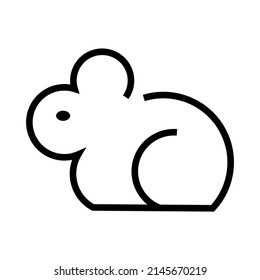 vector design, rabbit shape illustration