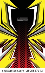 Vector design of racing car and t-shirt background image