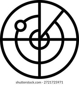Vektordesign Radar Symbolstil