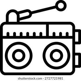 Vector Design Radio Icon Style