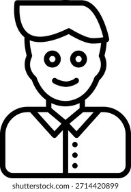 Vektor Design Regenwald Führer männlich Icon Stil